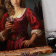 Eine Adlige mit Wein - Königliches Porträt