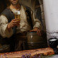 Ein Adliger mit einem Bier - Königsporträt