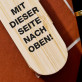 Oben - USB-Stick mit Aufdruck