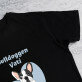 Bulldoggen Vati - Schwarzes T-Shirt für Herren