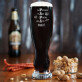 Papa-Kreuzworträtsel - Bierglas mit Gravur