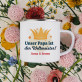 Papa der Weltmeister - emaillierter Becher