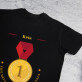 Medaille für Papa - Schwarzes T-Shirt für Herren