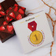Medaille für Papa - Schokolade mit Erdbeeren