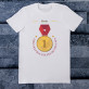 Medaille für Papa - T-Shirt mit Aufdruck für Herren