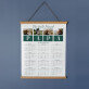 Papa der beste Freund - Poster-Kalender mit Holzleisten