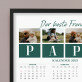 Papa der beste Freund - Kalender im Rahmen