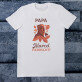 Papa herrscht - T-Shirt mit Aufdruck für Herren