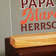 Papa herrscht - Druck auf Acrylglas
