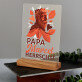 Papa herrscht - Druck auf Acrylglas