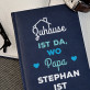Papa zu Hause - Notizbuch A5 mit Aufdruck