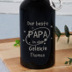 Papa in der Galaxie - Wasserflasche 0,4l mit Karabinerhaken