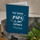 Papa in der Galaxie - Glückwunschkarte