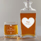 Papa - Whiskykaraffe und Whiskygläser - Set mit Gravur