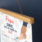 Papa, danke, dass du da bist - Poster-Kalender mit Holzleisten