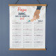 Papa, danke, dass du da bist - Poster-Kalender mit Holzleisten