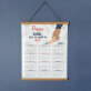 Papa, danke, dass du da bist - Poster-Kalender mit Holzleisten Papa, danke, dass du da bist - Poster-Kalender mit Holzleisten