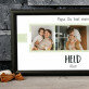 Papa, Du bist mein Held - Kunstdruck mit Rahmen