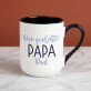 Perfekter Papa - Ein Becher mit farbigem rand
