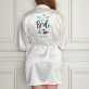 Team bride 2 - Bademantel aus Satin 