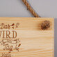 Dein tag - Holzschild