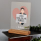 To me, you are perfect - Druck auf Acrylglas