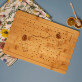 To the moon and back - Schneidebrett mit Gravur