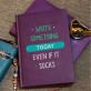 Today - Notizbuch A5 mit Aufdruck