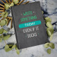 Today - Notizbuch A5 mit Aufdruck