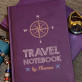 Travel Notebook - Notizbuch A5 mit Aufdruck