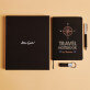 Travel notebook - Set mit Notizbuch