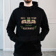 Das gras ist immer grüner - Schwarzer Kapuzenpullover für Herren