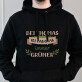 Das gras ist immer grüner - Schwarzer Kapuzenpullover für Herren