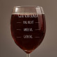 Harter Tag - Weinglas mit Gravur
