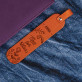 Time for relax - Leder-Lesezeichen