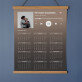 Ihr Lied - Poster-Kalender mit Holzleisten
