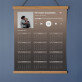 Ihr Lied - Poster-Kalender mit Holzleisten