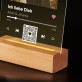 Unser lied qr - Druck auf Acrylglas mit LED Beleuchtung