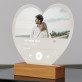 Unser lied spotify - Druck auf Acrylglas Herz led