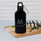 Ihr name - Wasserflasche 0,4l mit Karabinerhaken