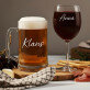 Dein Name elegant - Set aus Becher und Weinglas