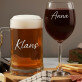 Dein Name elegant - Set aus Becher und Weinglas