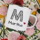 Dein Name - emaillierter Becher