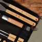 Ihr name - Grillbesteck in Tasche