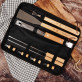 Ihr name - Grillbesteck in Tasche