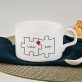 Du und Ich - Tasse mit Untertasse