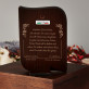 Geliebtes Kind Gottes - Hl. Familie - Silbernes Bild mit Gravur
