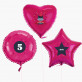 Geburtstag - Set mit Heliumballons - Formen