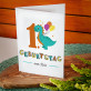Geburtstag Dino - Glückswunschkarte