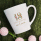 Geburtstag Blumen - personalisierte Tasse